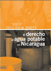 Portada El derecho al agua potable en Nicaragua.JPG